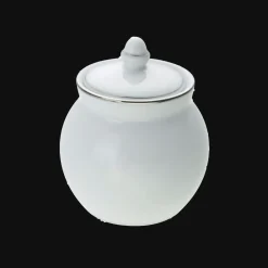 Christofle Porcelain Sugar Bowl