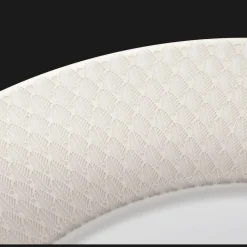 Christofle Porcelain Underplate Platinum Finish