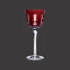 Christofle Red Crystal Wine Glass