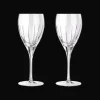 Christofle Red wine crystal glasses - Set of 2