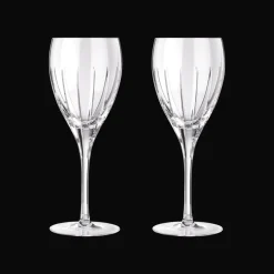 Christofle Red wine crystal glasses - Set of 2