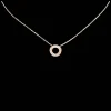 Christofle Rose Gold & Diamond Pendant