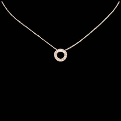 Christofle Rose Gold & Diamond Pendant
