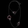 Christofle Rosewood & Sterling Silver Necklace