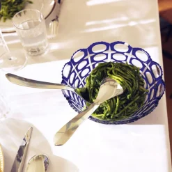 Christofle Serving fork Infini Silver plated