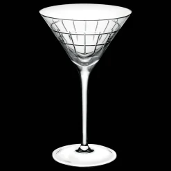 Christofle Set of 2 Crystal Martini Glasses