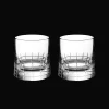 Christofle Set of 2 crystal old fashioned glasses