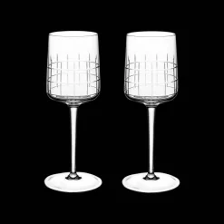 Christofle Set of 2 crystal water glasses