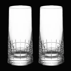 Christofle Set of 2 highball crystal glasses