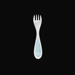 Christofle Silver-Plated Baby Spoon & Fork Set - Ice Blue