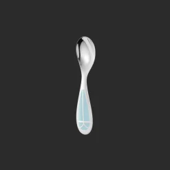 Christofle Silver-Plated Baby Spoon & Fork Set - Ice Blue