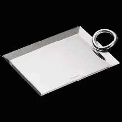 Christofle Silver-Plated Business Card Tray - 5 x 3.5 in