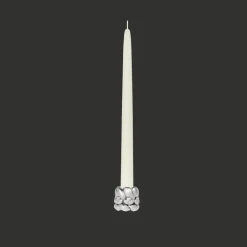 Christofle Silver-Plated Candle Holder + Odorless Candlestick