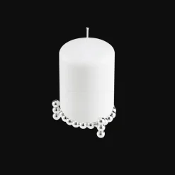 Christofle Silver-Plated Candle Jewel Holder