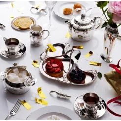 Christofle Silver-Plated Carnation Server