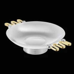 Christofle Silver-plated Centerpiece with Gilded Handles