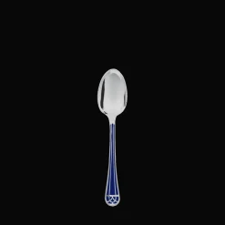 Christofle Silver plated Dessert spoon - Marbled Blue