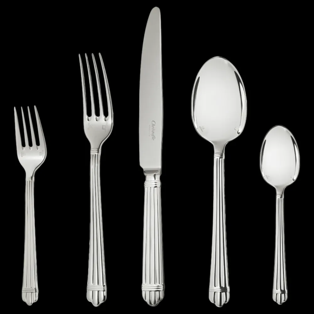 Christofle Silver-Plated Five-Piece Place Setting