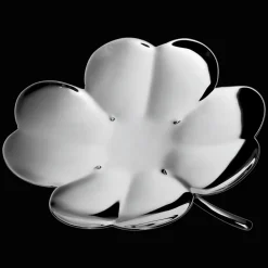 Christofle Silver-Plated Lucky 4-Leaf Clover Bowl