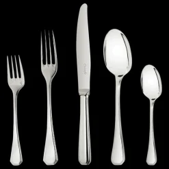 Christofle Silver-Plated 5-Piece Flatware Set