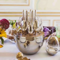 Christofle Silver-Plated 24-Piece Flatware Set