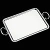 Christofle Silver-Plated Rectangular Serving Tray - 21 in x 16.5 in
