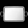 Christofle Silver-Plated Rectangular Serving Tray with Handles - 17 in x 12 in