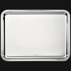 Christofle Silver-Plated Rectangular Tray 17 x 12 in