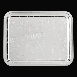 Christofle Silver-Plated Rectangular Tray - 8 X 6 in