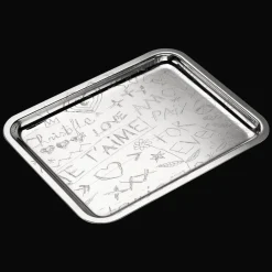 Christofle Silver-Plated Rectangular Tray - 8 X 6 in