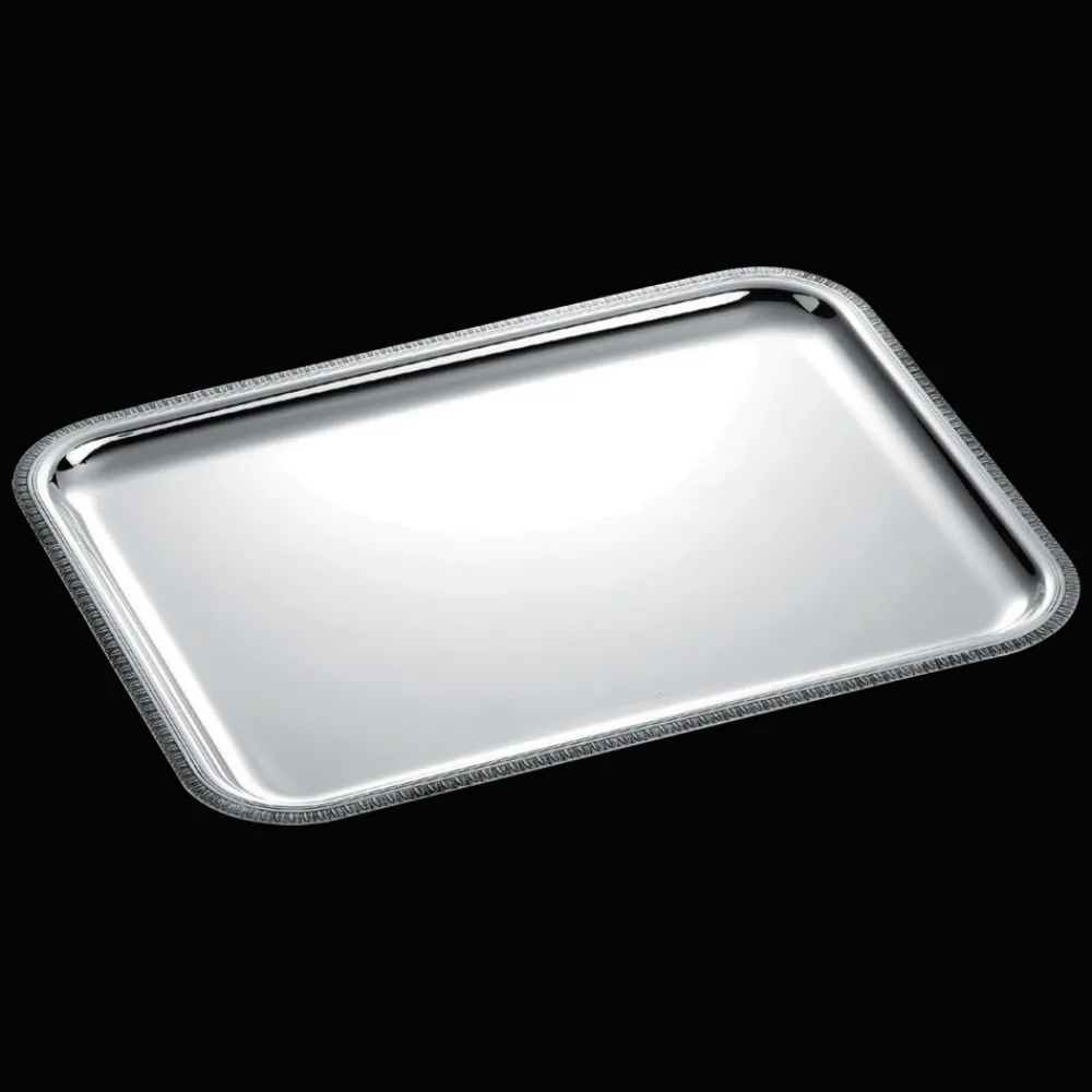 Christofle Silver-Plated Rectangular Tray 14 x 11 in