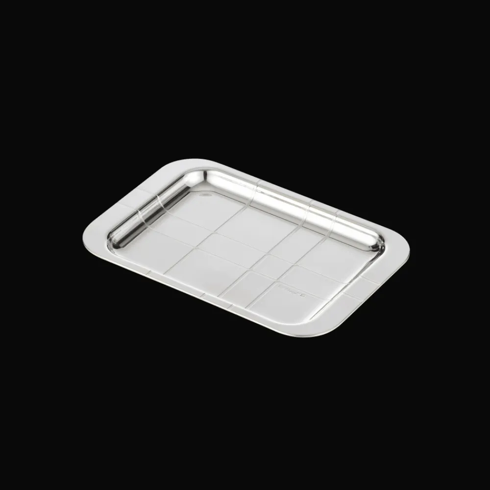 Christofle Silver-Plated Rectangular Tray - 4 x 6 in