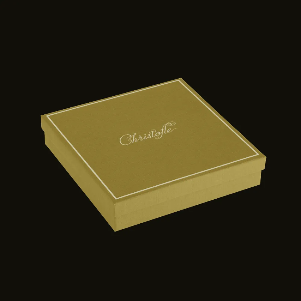 Christofle Silver-Plated Rectangular Tray - 4 x 6 in