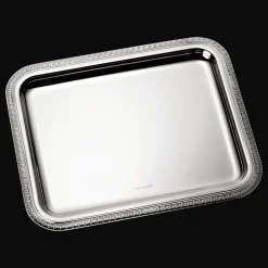 Christofle Silver-Plated Rectangular Tray - 8 x 6 in
