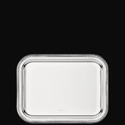 Christofle Silver-Plated Rectangular Tray - 8 x 6 in