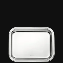 Christofle Silver-Plated Rectangular Tray - 10 x 8 in