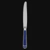 Christofle Silver-Plated Standard Dinner Knife - Marbled Blue