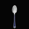 Christofle Silver-Plated Standard Spoon - Marbled Blue