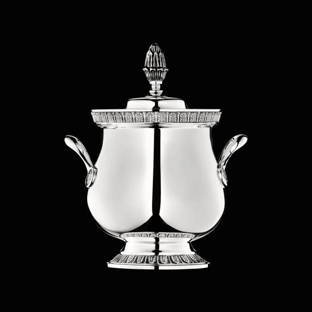 Christofle Silver-Plated Sugar Bowl with Lid