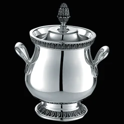 Christofle Silver-Plated Sugar Bowl with Lid