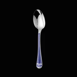 Christofle Silver-Plated Table Spoon - Marbled Blue