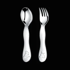 Christofle Silver-Plated Two-Piece Baby Flatware Set