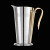 Christofle Silver-plated Water Pitcher with Gilded Handle
