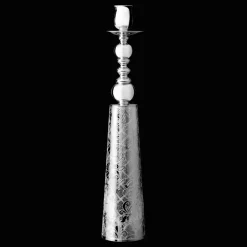 Christofle Single Candle Silver-Plated Candlestick