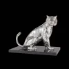Christofle Sitting Tiger Small Size Sterling Silver - Haute Orfèvrerie