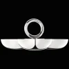 Christofle Small Silver-Plated 3-Bowl Snack Dish