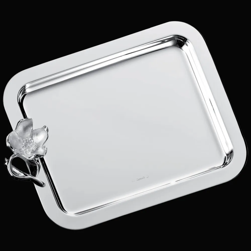 Christofle Small Silver-Plated Tray 8 x 6 in