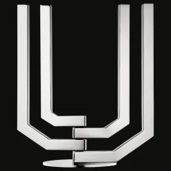 Christofle Stainless Steel 4-Arm Candelabra