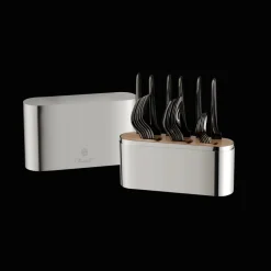 Christofle Stainless Steel Case - 24-piece stainless steel (sold empty)