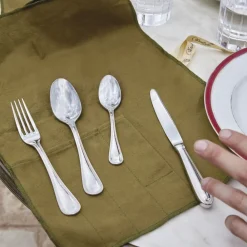 Christofle Stainless Steel Medium Individual Flatware Set